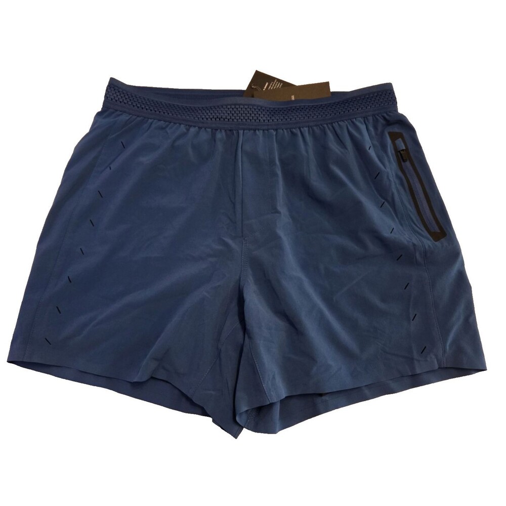 NWT Ten Thousand The Session Navy Blue Shorts Mens Lined Medium 5" Performance